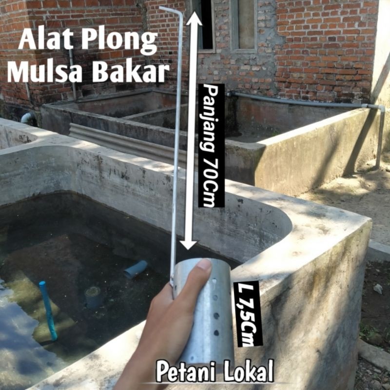 Plong Bakar/Plong Pelubang Mulsa Lebar Lubang 7,5cm