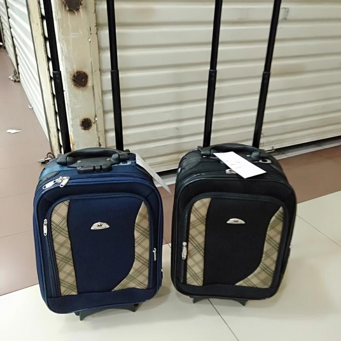 TAS KOPER POLO MINI BAHAN CABIN SIZE 16 INCI RODA 2