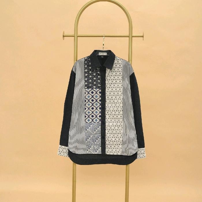 Batik Wanita Ajeng Navy