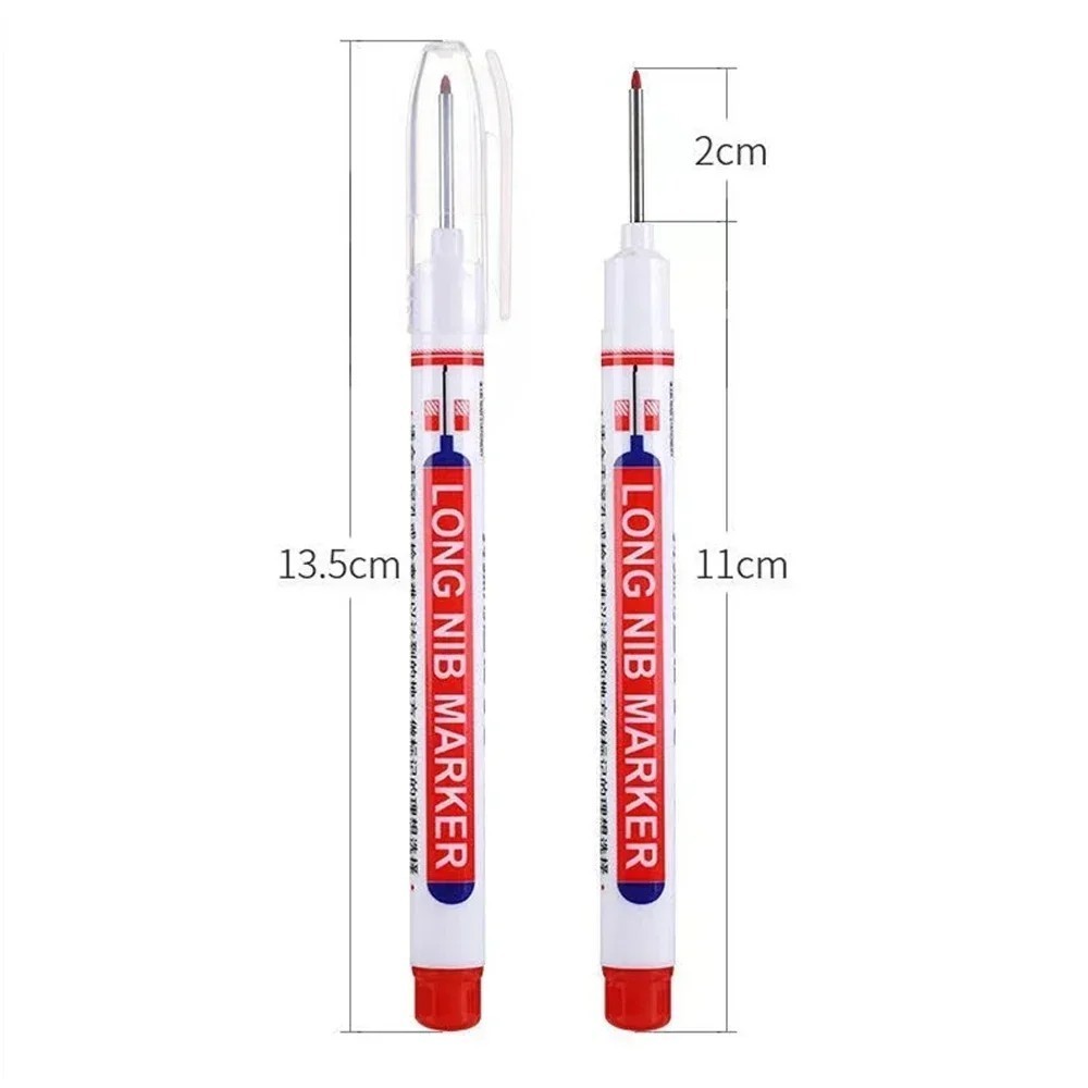 

5pcs/Set Spidol Penanda Besi Spidol Untuk Kayu 20mm Spidol Kepala Panjang Nib