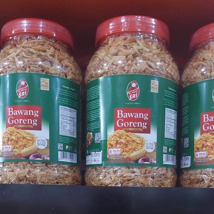 

Bawang Goreng Khas Palu Hj Mbok Sri 500 Gr Kemasan Toples Terbaru