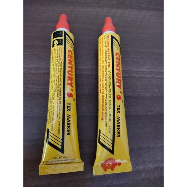 

MARKPEN CENTURY TEX MARKER TEXTILE MARKER RED