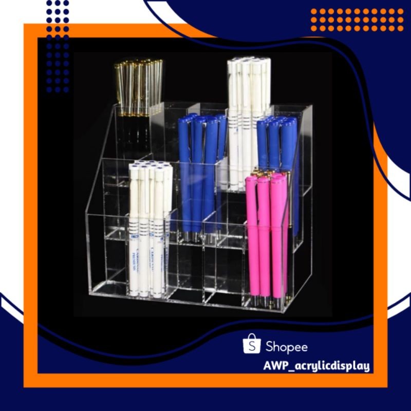 

Tempat Pensil Pulpen Akrilik / Pen Holder terbaru