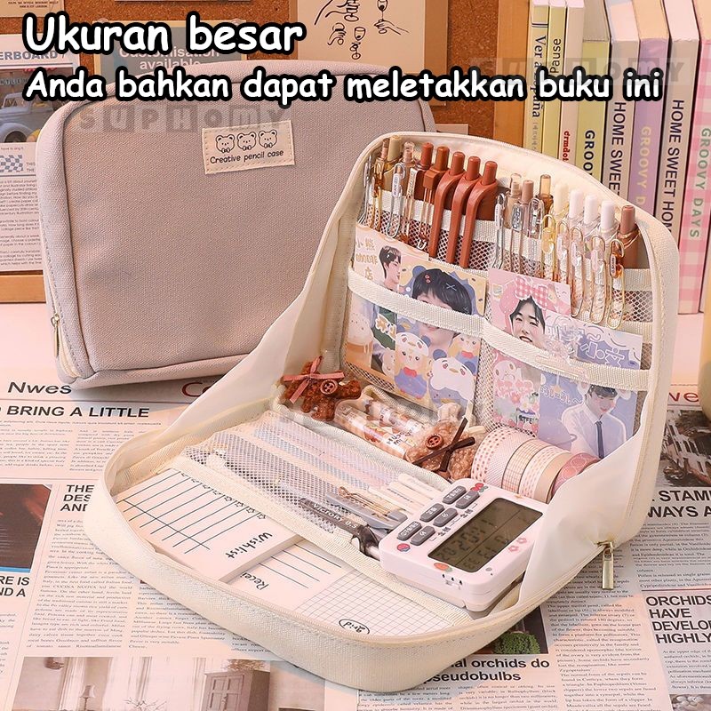 

tempat pensil aesthetic Pencil case Tas PenaTempat Pencil Tas Pensil kotak pencil tempat alat tulis