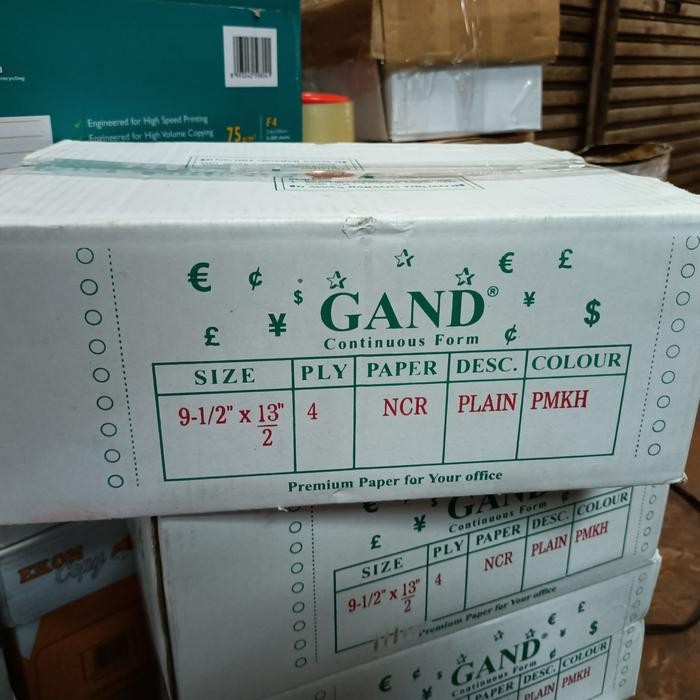 

Kertas Continous Form Viken 9 1/2 X 13 Inch 4 Ply Bagi 2 Ncr Warna
