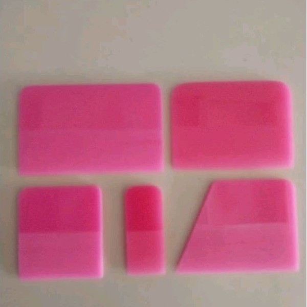 Scraper Vinyl Wrap Ppf Stiker & Kaca Film Warna Pink Hijau Biru