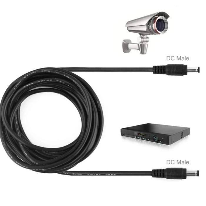Kabel Extension DC EKTENDER Adapter Router IP CAMERA CCTV Male Male