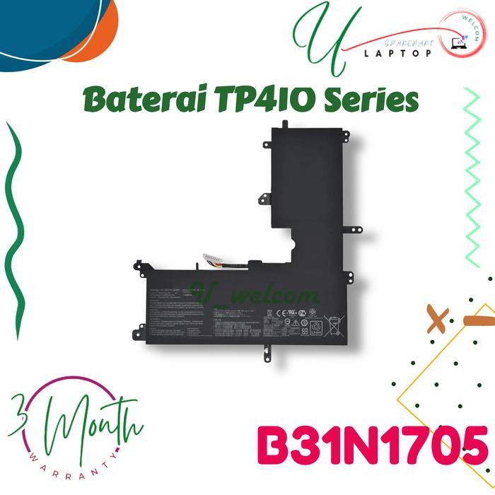 

Baterai VivoBook flip 14 TP410UA TP410UF TP410UR Q405UA B31N1705