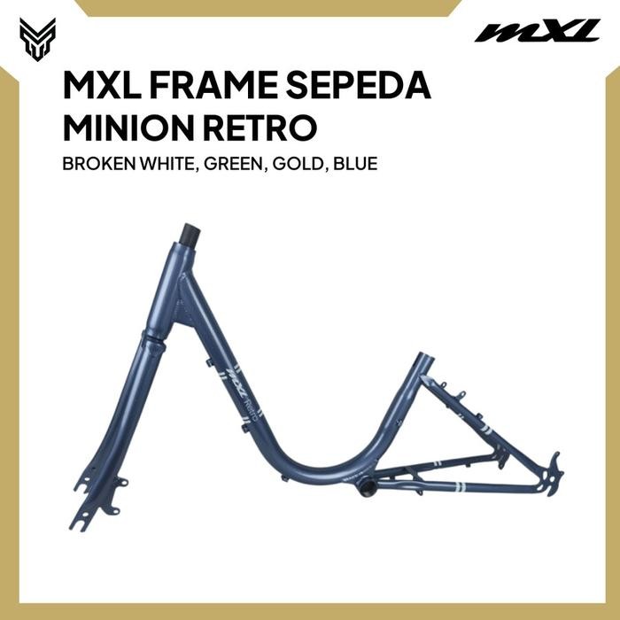 Mxl Frame Sepeda Minion Retro Ukuran 20" Bahan Steel Bicycle Frame Sepeda Outdoor Gratisongkir
