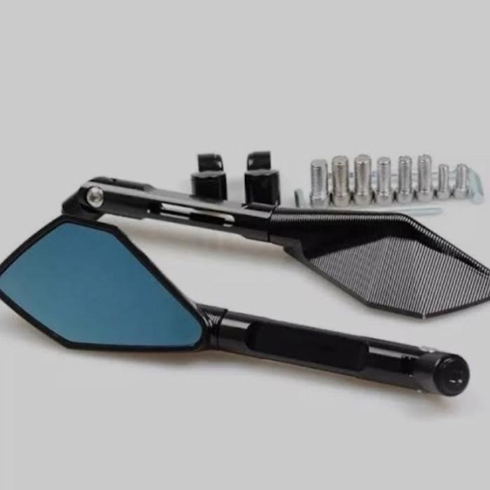 Langsung Checkout Kaca Spion Tomok V2 Kecil Full CNC Universal Motor NMAX Aerox R25 PCX