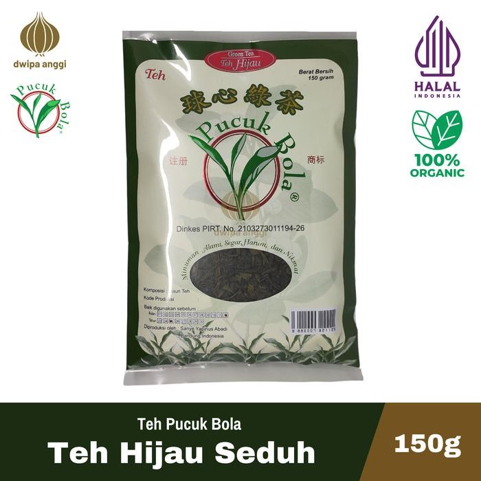 

Teh Hijau Seduh Green Tea Teh Pucuk Bola 150 gram