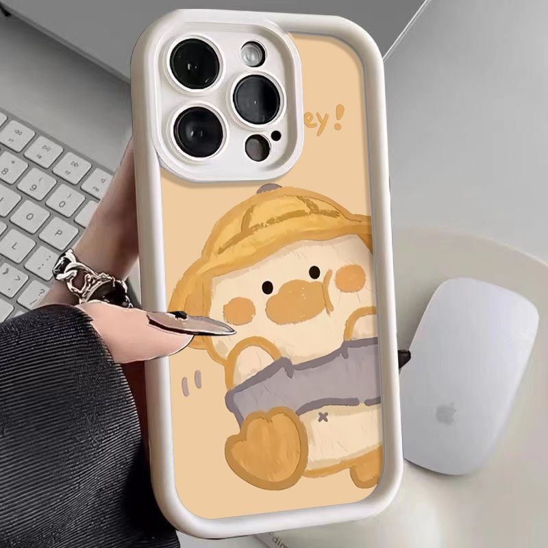 Lucu Kartun Bebek Case Hp Xiaomi 14T 13T Pro 14 4G 5G Pro Plus 13 13C 9A F5 Poco X7 Pro 5G X6 12 Lit