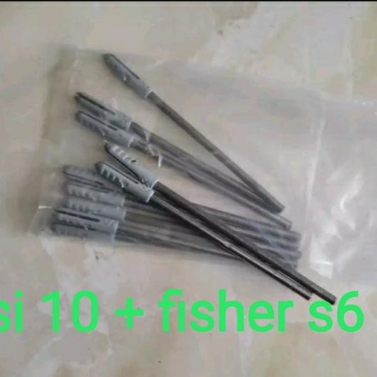 PREMIUM PAKU + FISHER PENOPANG RAK AMBALAN DINDING
