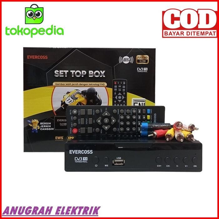 Evercoss Set Top Box STB Mega Box Megabox Garansi Resmi - STB MEGABOX