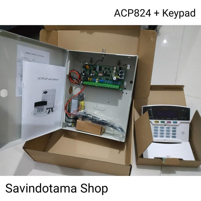 Termurah Albox Acp824 P 8 Zone Legend Series Intruder Alarm Control Panel -Ptsn