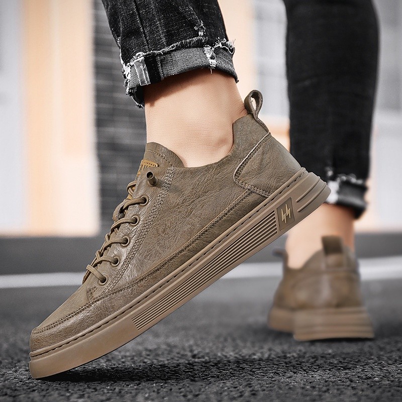 CUCI GUDANG SEPATU SNRAKER IMPORT ORIGINAL SEPATU VERIO KULIT HITAM POLOS TRENDY(COD GRATIS ONGKIR)