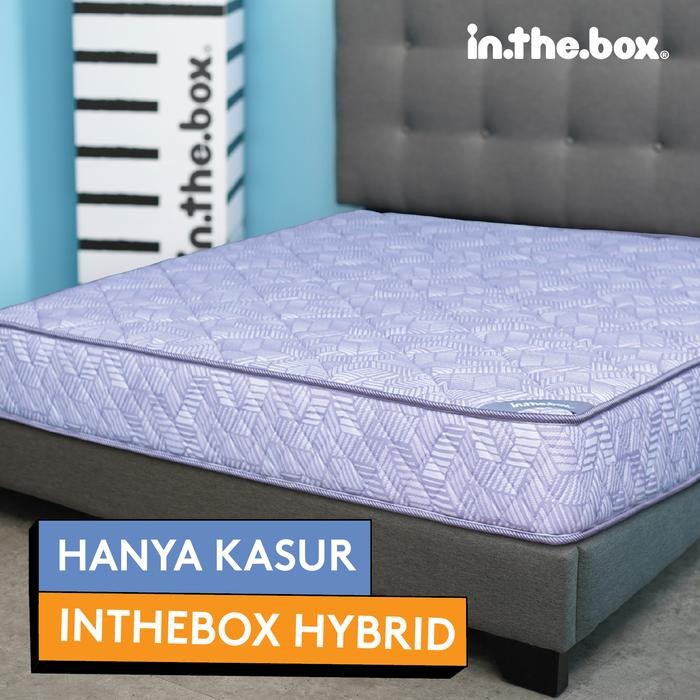 Kasur Busa In The Box Hybrid Ukuran 140X200 - Free Bantal