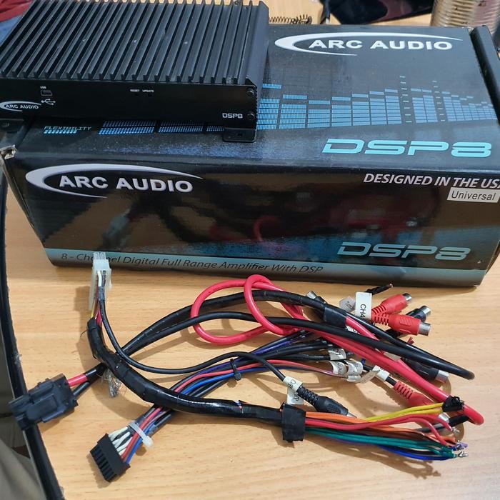 PREMIUM ARC AUDIO DSP8 processor lengkap dus buku socket venom codia segel