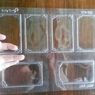 PREMIUM cetakan coklat papan nama kotak