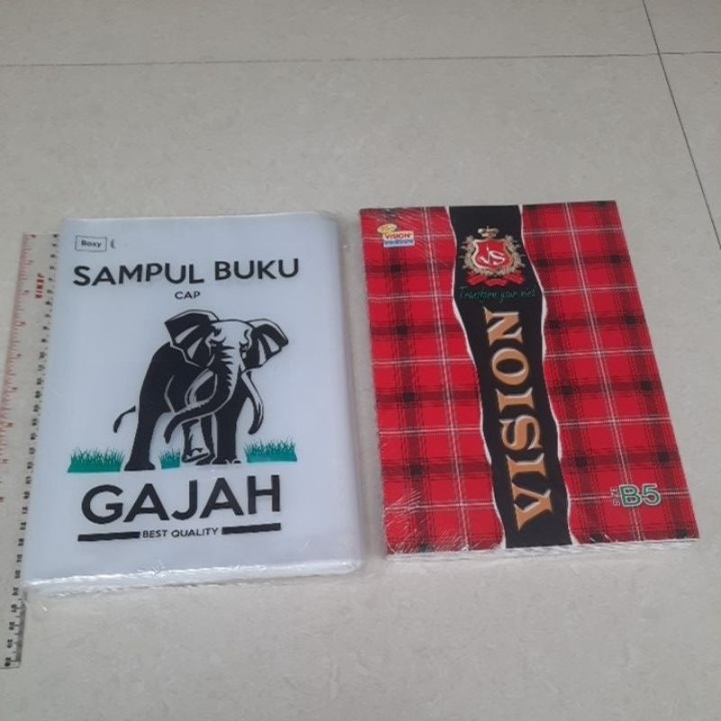 

Sampul Buku Plastik Tebal Cap GAJAH Big Boss/Boxy Isi 100 Pcs