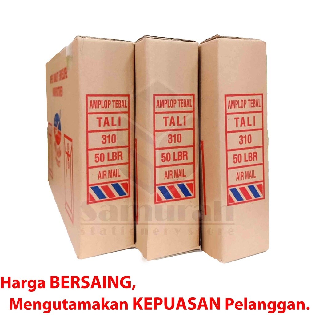 

Amplop Kertas Coklat Airmail Tali 310 Ukuran Folio / Envelope F4 Berkas Dokumen Lamaran Kerja 25 x
