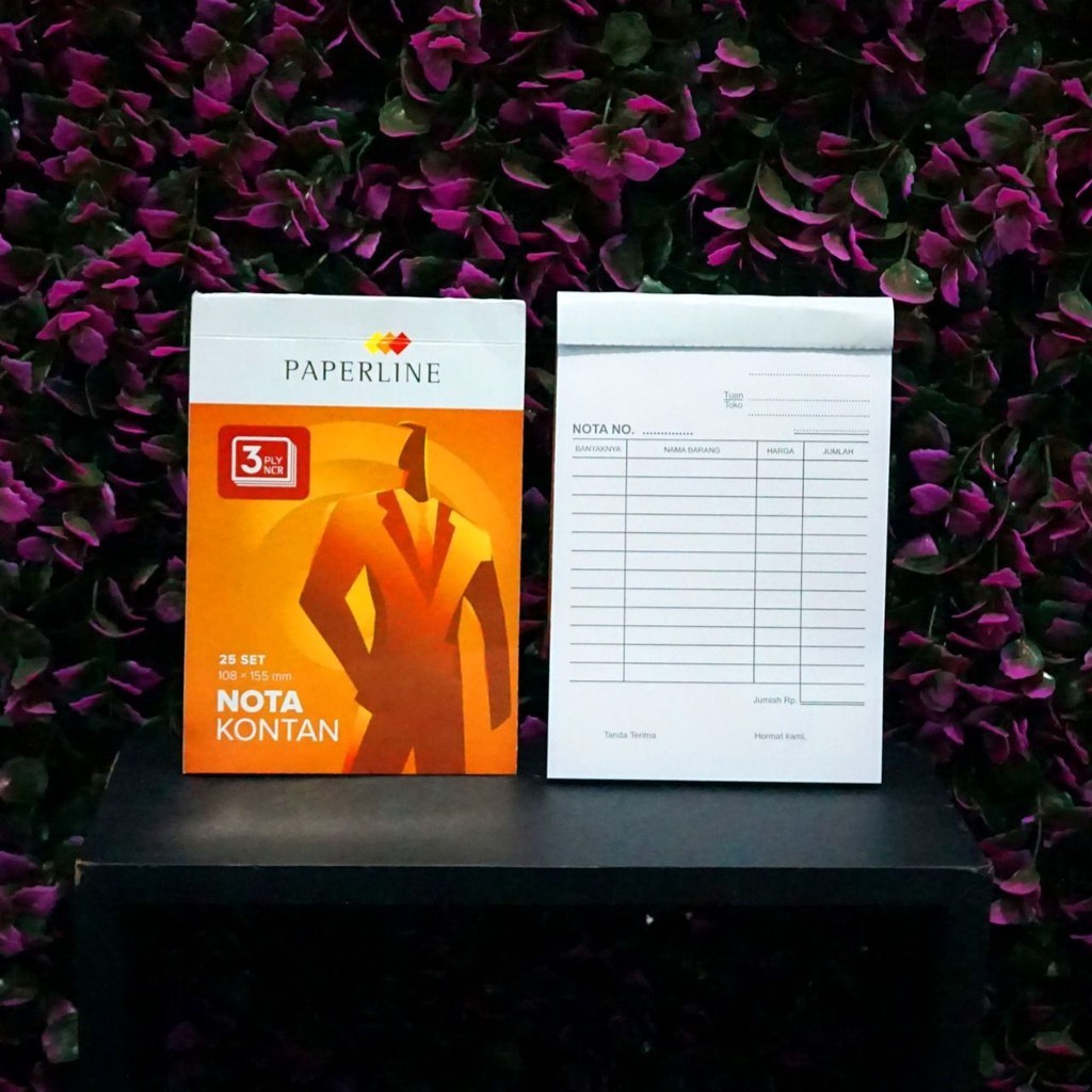 

(Depok) [10 Buku] Buku Nota Kontan 3 ply Paperline - 108 x 155 mm - Rangkap 3