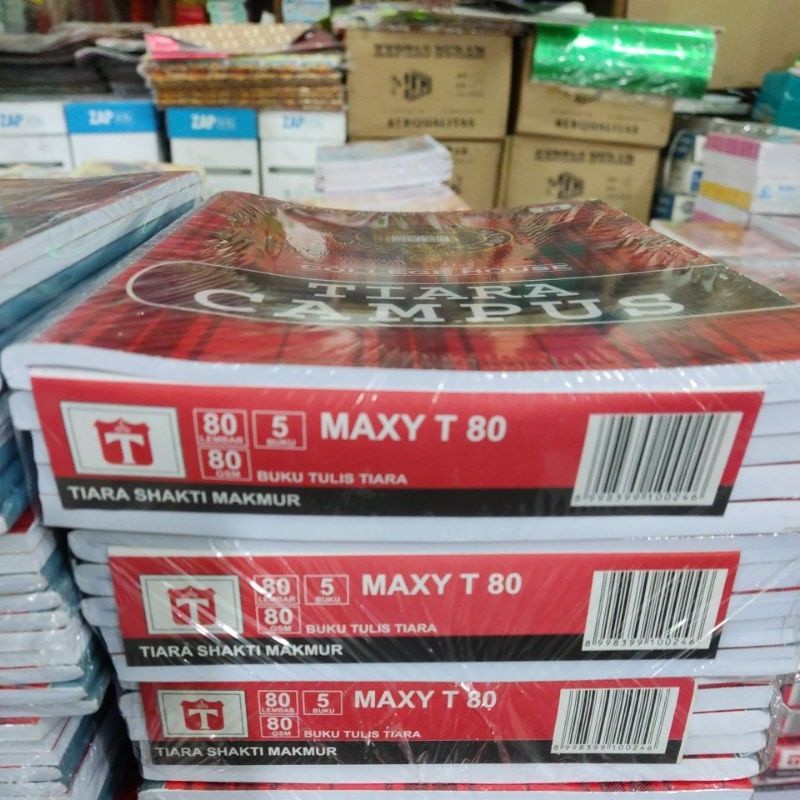 

Buku Tulis TIARA CAMPUS BOXY 80 LEMBAR [ Ukuran Buku Tulis Besar ]
