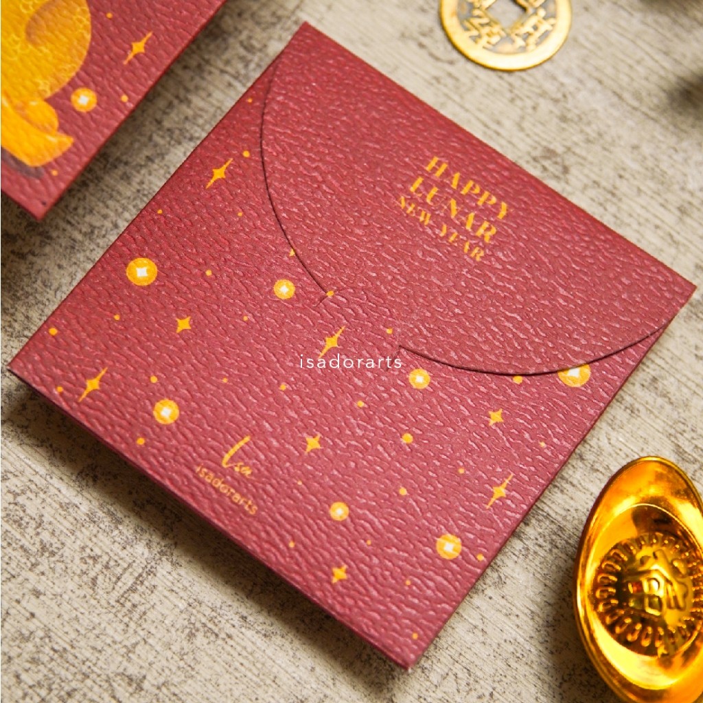 

10pcs Angpao Imlek Premium 2025 Ular Snake Hong Bao Amplop Uang Angpau Sincia CNY - Mini