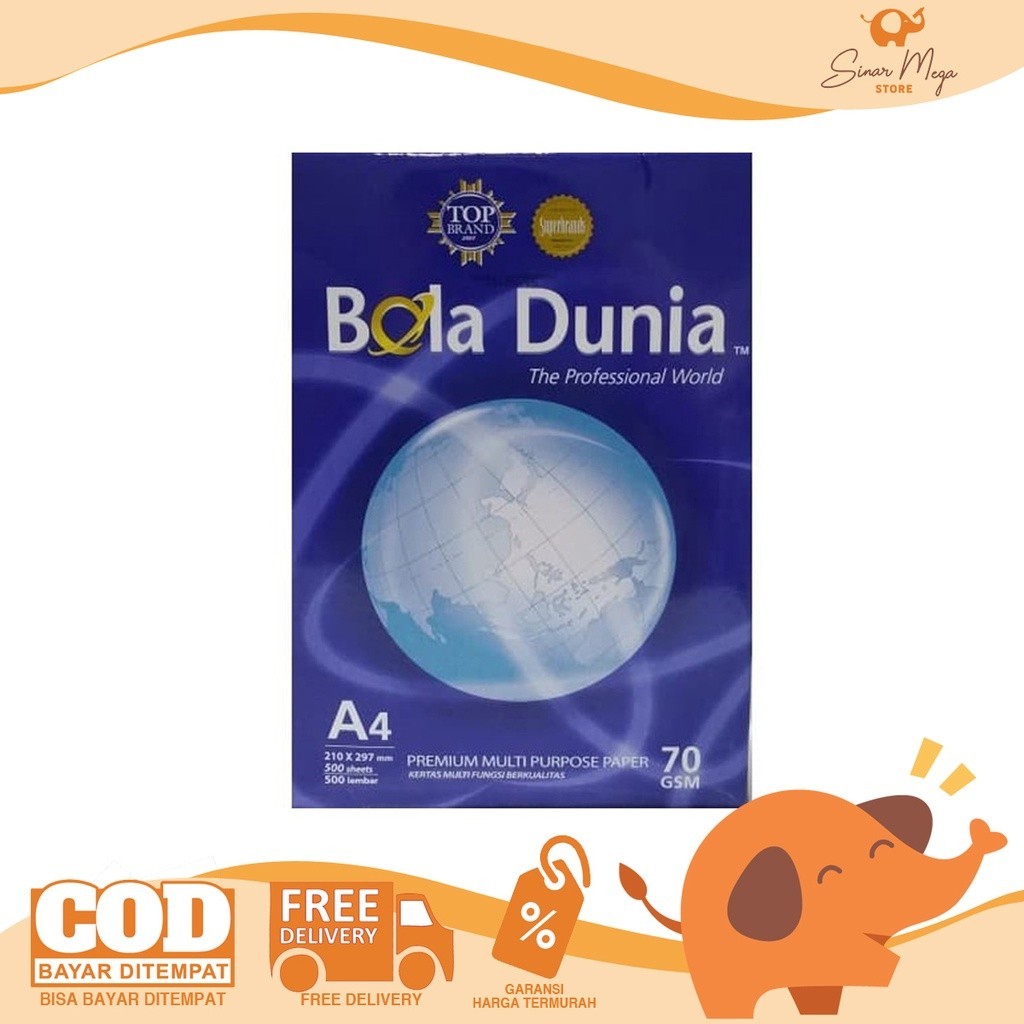 

Bola Dunia Kertas Print/Fotocopy A4 70GR