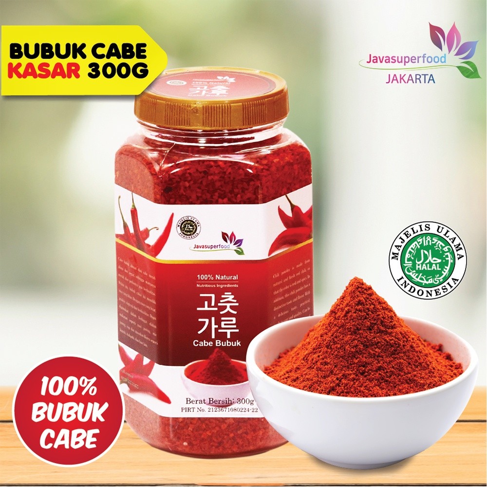 

Bubuk Cabe Korea [Kasar] Toples 300g / Korea Chili Powder Korea Bottle 300g