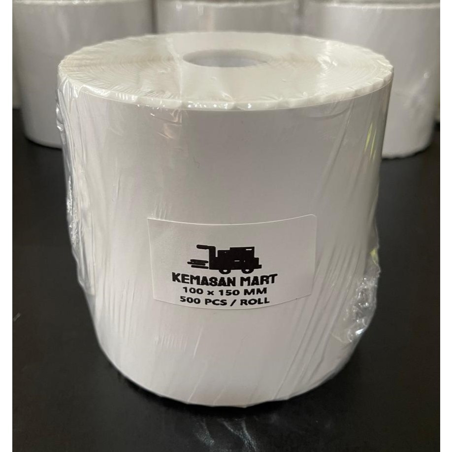 

Kertas Label Sticker Thermal Barcode Resi Pengiriman Roll Ukuran A6 100x150 Mm Isi 500Pcs WE!!