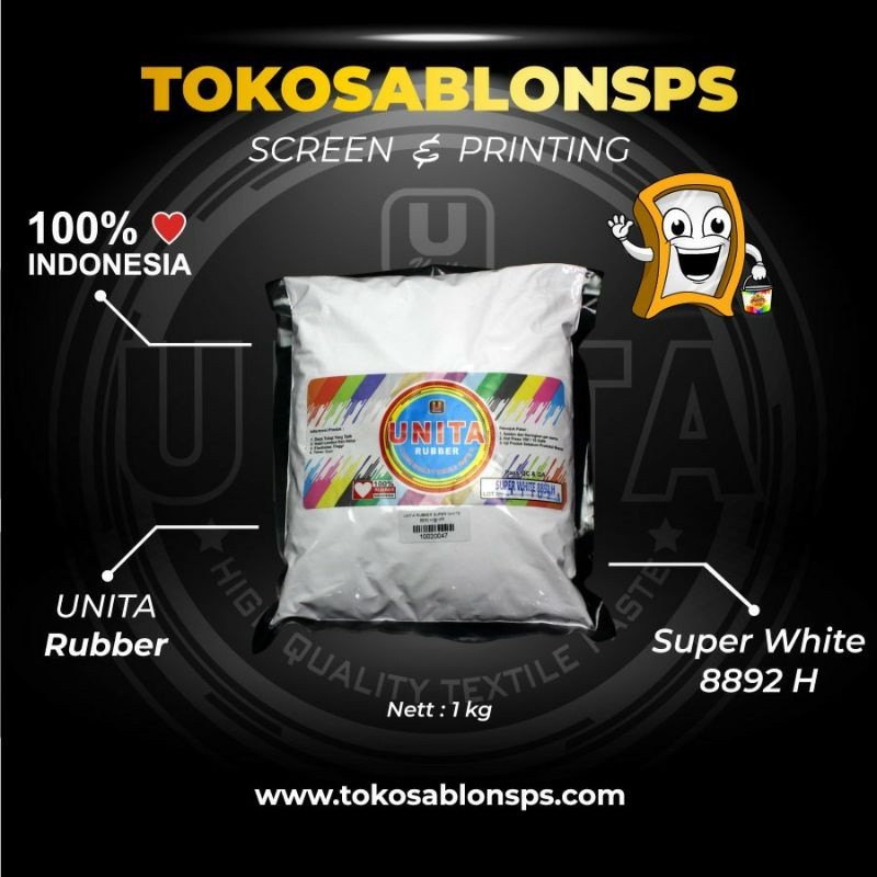 

Tinta Ruber Unita Super White 8892 @1kg WE!!!
