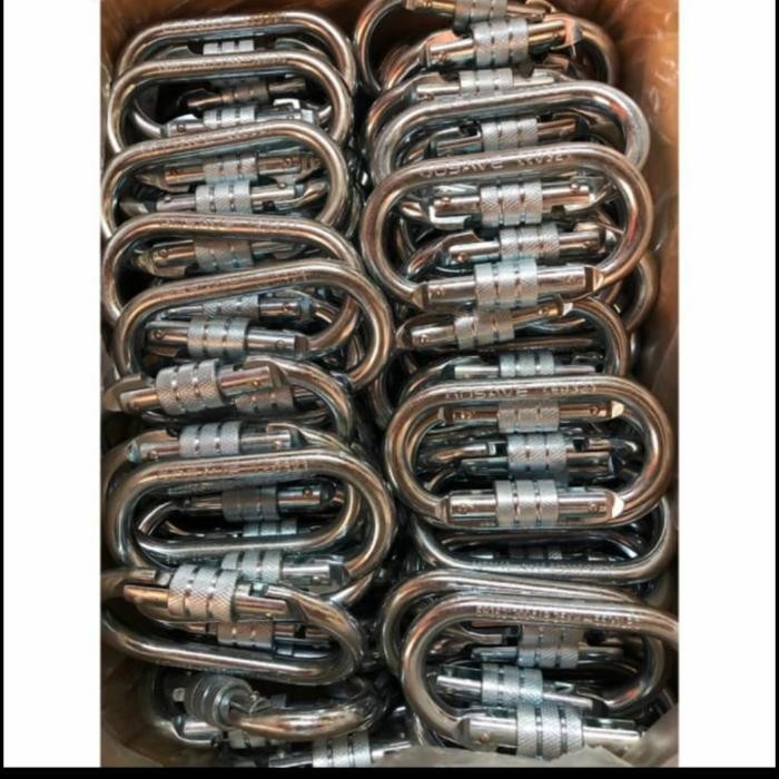 CARABINER PANJAT TEBING OVAL/ CARABINER SAFETY
