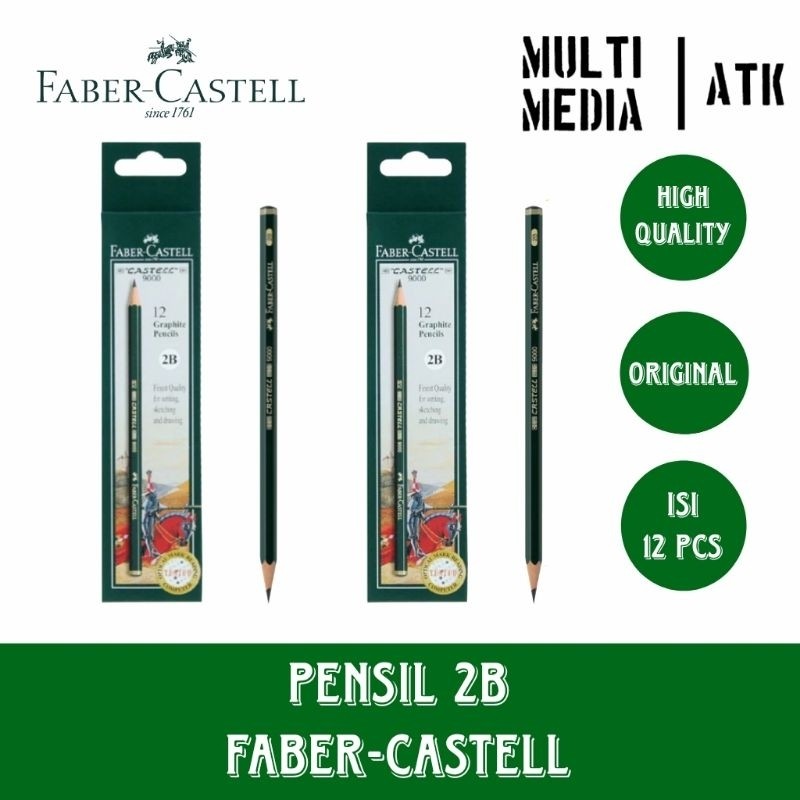 

[ORIGINAL] PENSIL / PENCIL 2B FABER-CASTELL ASLI WE!!!