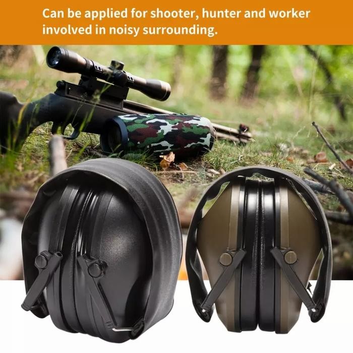 Headset Kedap Suara Tactical 6S / Earmuffs Earphone