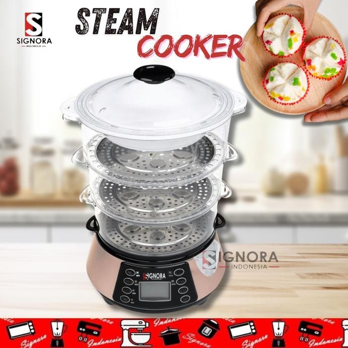 STEAM COOKER SIGNORA / PENGUKUS LISTRIK SIGNORA