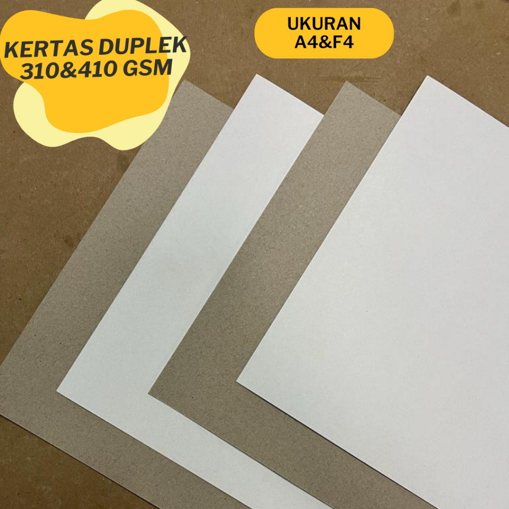 

[Isi 50 lembar]Karton Duplek Kertas Duplex Tebal 310 & 450 Gsm Tebal WE!!