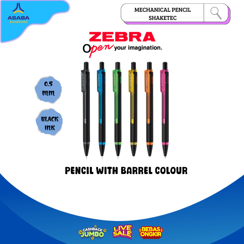 

Asaba Bandung - Zebra Pensil Mekanik Shaketec WE!!!