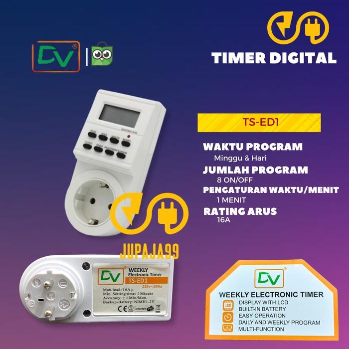 Timer Digital HELES ED 1 Timer Digital Stop Kontak