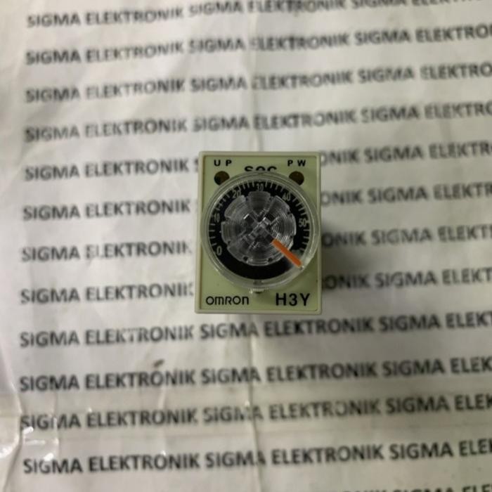 TIMER OMRON H3Y - 4 DC 12V. TIMER DELAY. 0 - 60 DETIK. SOLID STATE