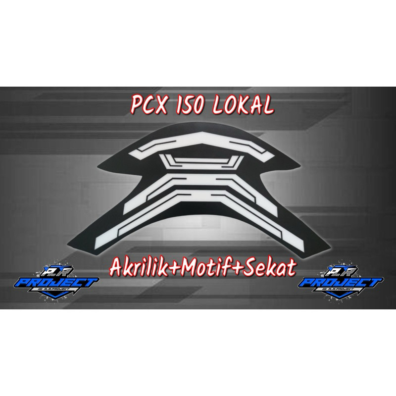Akrilik Bahan Stoplamp Lazy Pcx 150 Lokal Bebas Request Motif Lampu Stop Lampu Rem Belakang Variasi