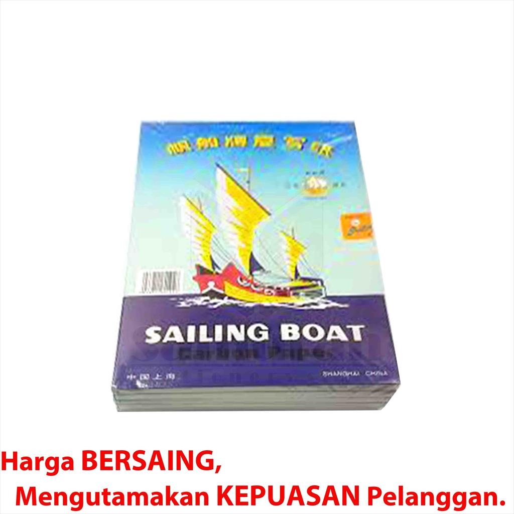 

Kertas Karbon Sailing Boat Isi 100 Single Hitam / Kertas Jiplak 1 Sisi