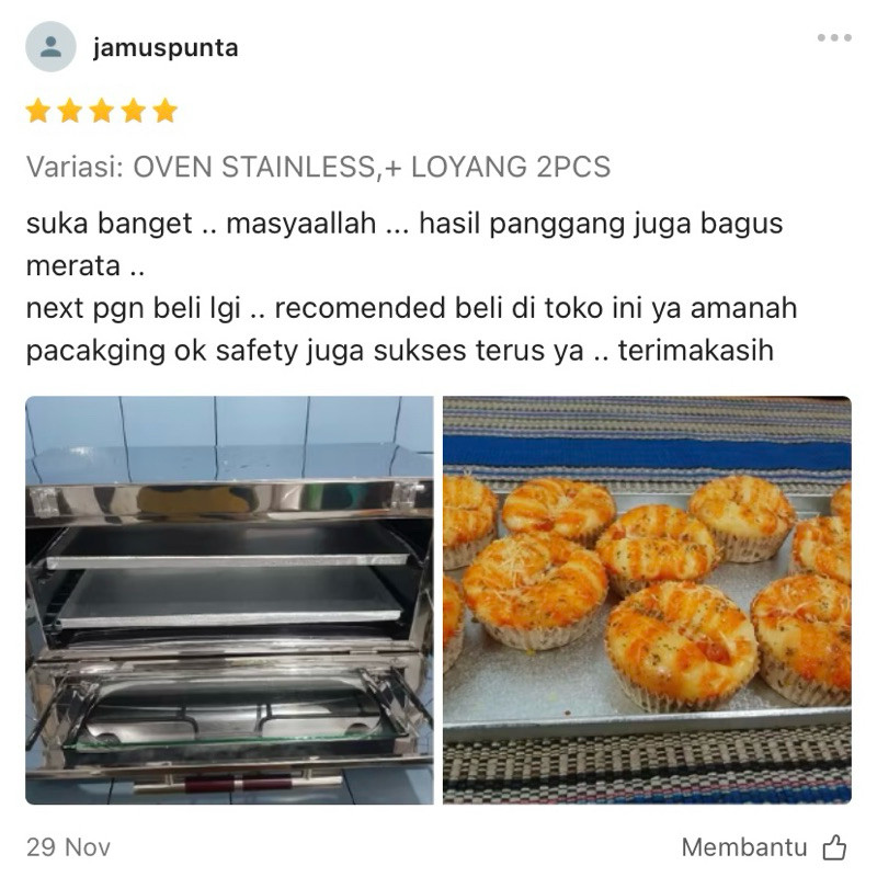 Oven kompor 2 tungku terlaris