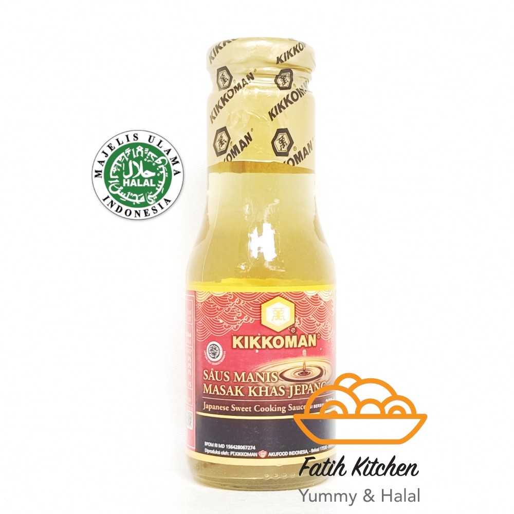 

Kikkoman Saus Manis Masak Khas Jepang Halal 250 ml - Japanese Sweet Cooking Sauce - Pengganti Mirin