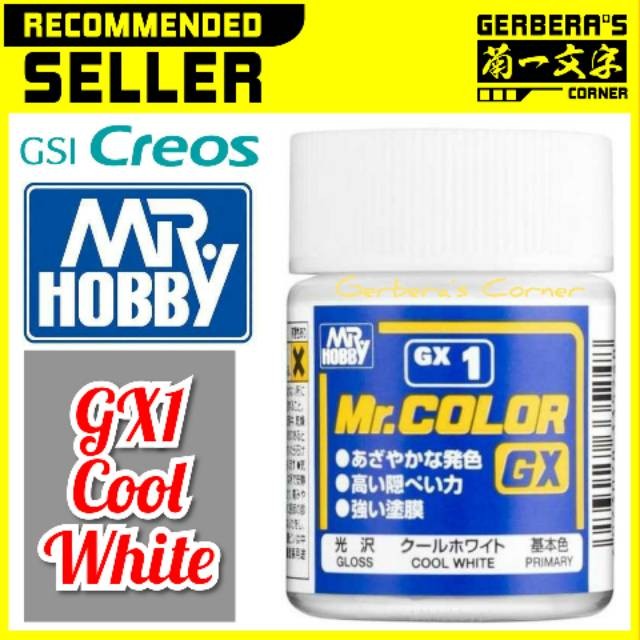 

Mr Color GX1 Cool White - Mr. Hobby - Lacquer Paint WE!!!