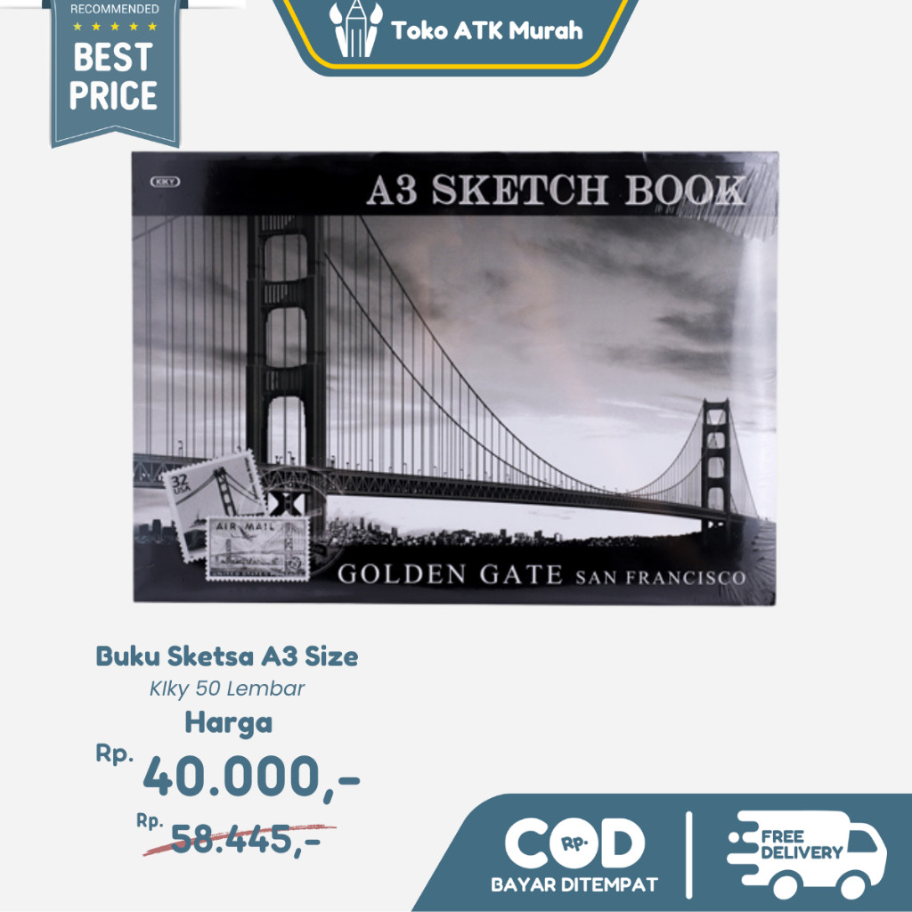 

Buku Gambar Sketsa Kiky A3 50 Lembar - Sketch Book WE!!