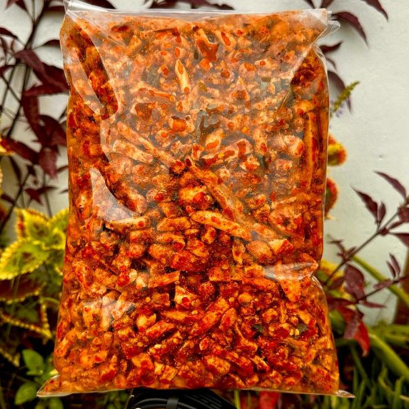 

Basreng pedas daun jeruk viral basreng bumbu melimpah 1 kg WE!!