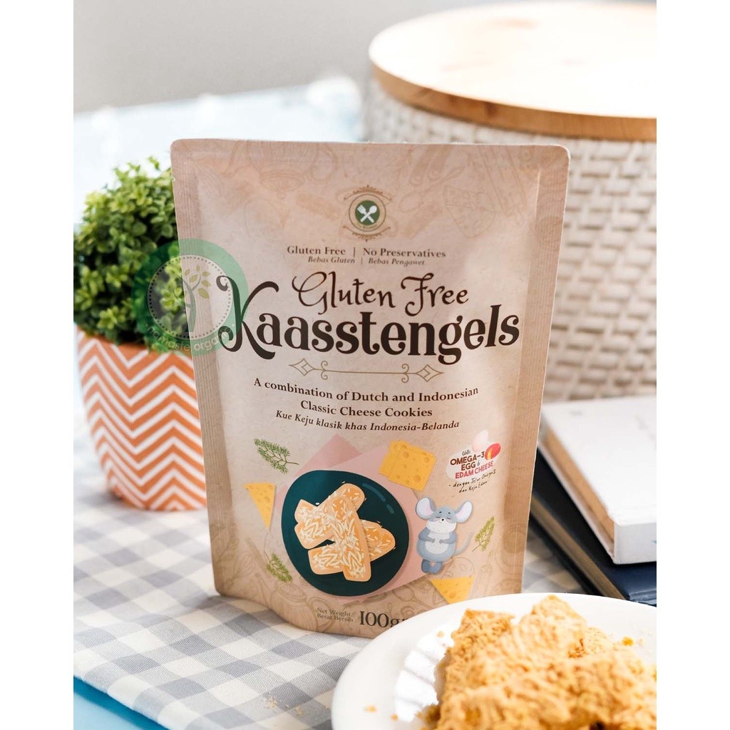 

GLUTEN FREE KAASSTENGELS - CLASSIC CHEESE COOKIES 100GR WE!!