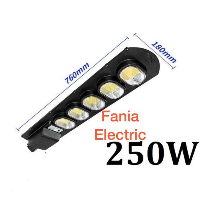 LAMPU JALAN LED SOLAR CELL 250WATT PJU TENAGA SURYA 250 WATT REMOTE