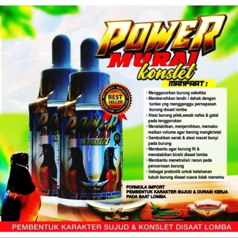 POWER MURAI KONSLET VITAMIN BURUNG MURAI BATU BMW